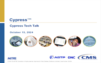 Cypress Tech Talk Slides from October 15, 2024
