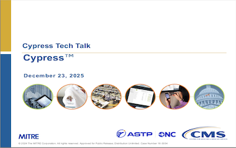 Cypress Tech Talk Slides from December 23, 2025